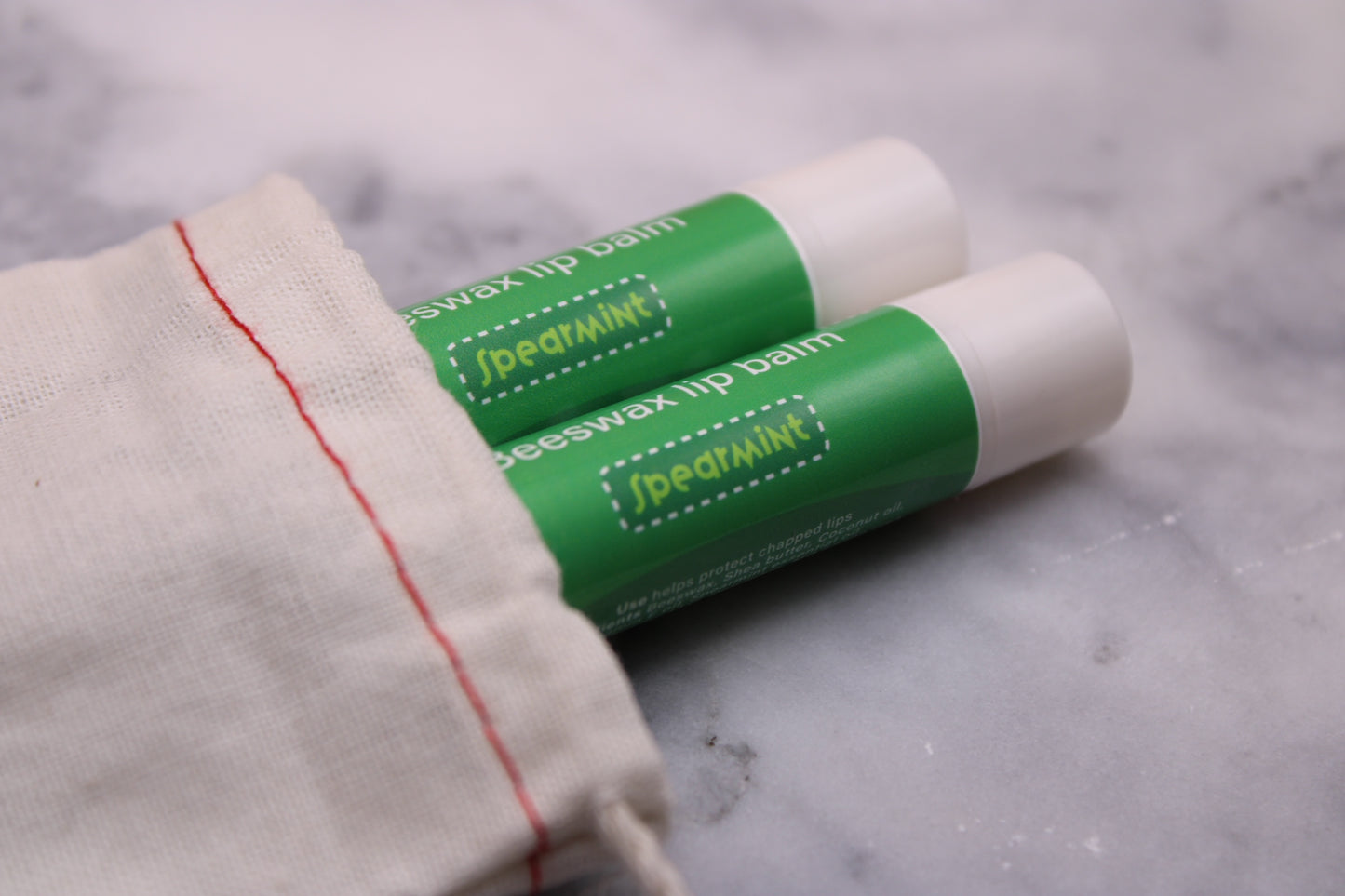 Spearmint lip balm